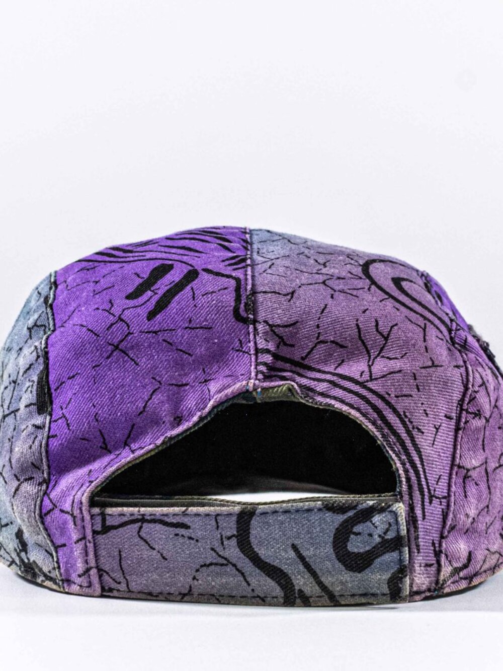 Vintage 90s Zimbabalooba Reversible 5 Panel Hat AOP Surf Skate Rave Print - Picture 4 of 16